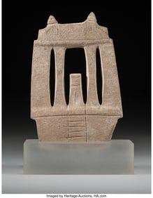 70219: A Mezcala Temple Model with Idol  Guerrero, Mexi