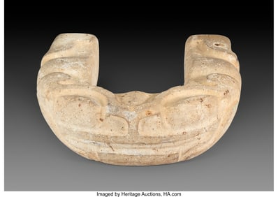 70227: A Fine Veracruz Stone Yoke   Gulf Coast, Mexico,