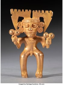 70255: An International Style Shaman Pendant  Central A