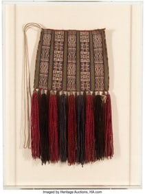 70283: A Superb Peruvian Coca-Carrying Bag (Chuspa)  So