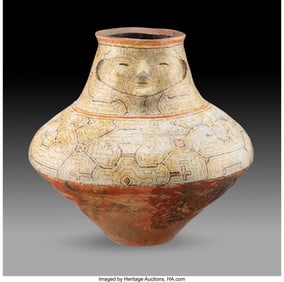 70288: A Large Shipibo-Conibo Painted Jar  Upper Ucayal