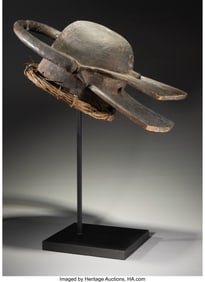 70292: A Chamba Nam-gbalang Helmet Mask  Nigeria/Camero