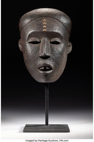 70297: A Kongo-Yombe Mask  Western region, Democratic R
