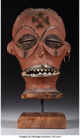 70306: A Chokwe Chihongo Mask  Angola, c. early 20th ce