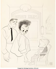18006: Al Hirschfeld (American, 1903-2003) A Child Is W