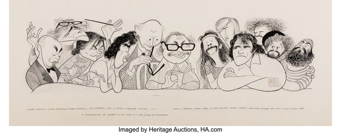 18008: Al Hirschfeld (American, 1903-2003) Represented
