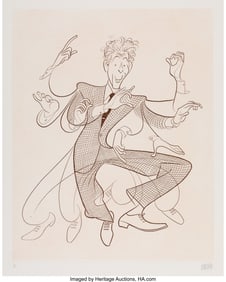 18015: Al Hirschfeld (American, 1903-2003) Danny Kaye E