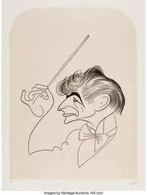18018: Al Hirschfeld (American, 1903-2003) Leonard - Pr
