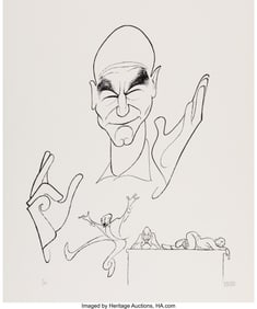 18028: Al Hirschfeld (American, 1903-2003) A Christmas