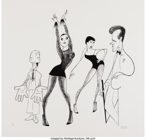18030: Al Hirschfeld (American, 1903-2003) Chicago, Joe