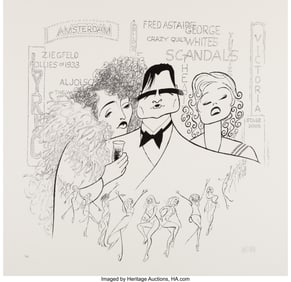 18036: Al Hirschfeld (American, 1903-2003) 42nd Street,