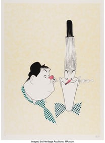 18040: Al Hirschfeld (American, 1903-2003) Blowin, Laur