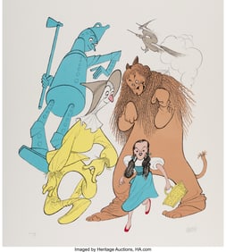18046: Al Hirschfeld (American, 1903-2003) The Wizard o