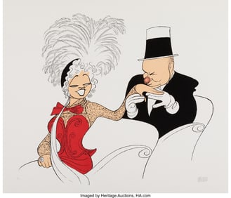 18058: Al Hirschfeld (American, 1903-2003) My Little Ch