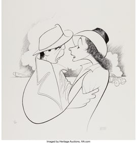 18061: Al Hirschfeld (American, 1903-2003) Casablanca,