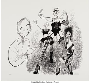 18064: Al Hirschfeld (American, 1903-2003) Rocky Horror