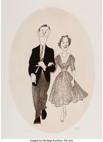18066: Al Hirschfeld (American, 1903-2003) George Burns
