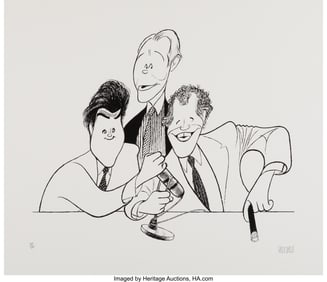 18073: Al Hirschfeld (American, 1903-2003) The Late Shi