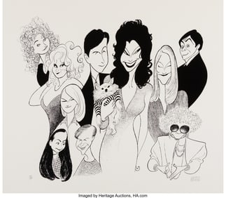 18080: Al Hirschfeld (American, 1903-2003) The Nanny, F