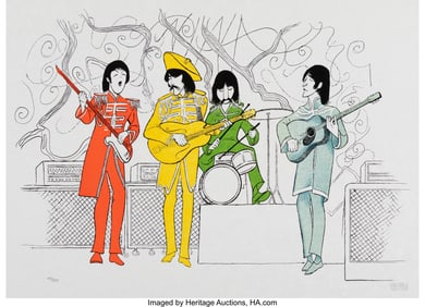 18089: Al Hirschfeld (American, 1903-2003) The 2002 Bea