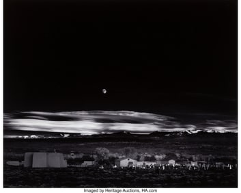38010&colon; Ansel Adams &lpar;American&comma; 1902-1984&rpar; Moonrise&comma; Hern