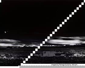 Ansel Adams (American, 1902-1984) Moonrise, Hern: Ansel Adams (American, 1902-1984) Moonrise, Hernandez, New Mexico, 1941 Gelatin silver print, printed 1973-1977 15-3/8 x 19-3/8 inches (39.1
