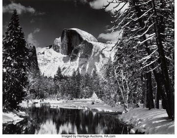 38013&colon; Ansel Adams &lpar;American&comma; 1902-1984&rpar; Half Dome&comma; Mer
