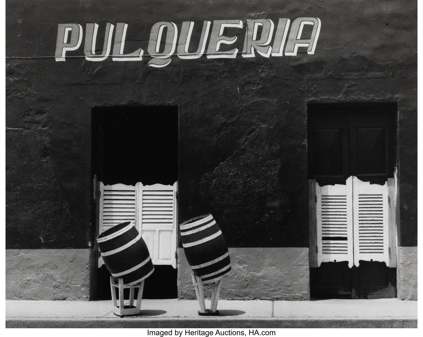 Manuel Carrillo (Mexican, 1906-1989) Untitled (P: Manuel Carrillo (Mexican, 1906-1989) Untitled (Pulqueria, Mexico), 1970 Gelatin silver print, printed later 8-3/4 x 11-1/8 inches (22.2