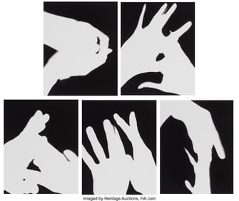 38068&colon; James Welling &lpar;American&comma; b&period; 1951&rpar; Hands &lpar;5 works
