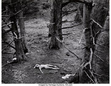 38080&colon; Wynn Bullock &lpar;American&comma; 1902-1975&rpar; Woman and Dog