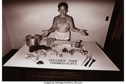 38084&colon; Les Krims &lpar;American&comma; b&period; 1943&rpar; Making Chicken Sou