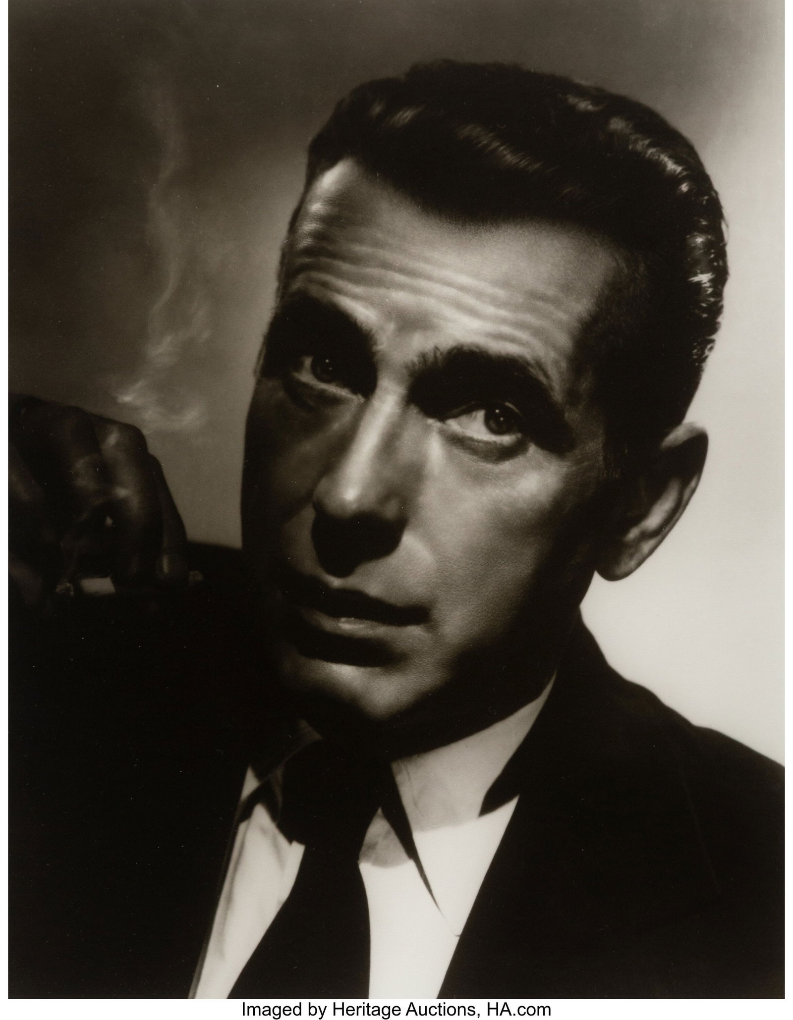 George Hurrell (American, 1904-1992) Humphrey Bo: George Hurrell (American, 1904-1992) Humphrey Bogart, 1937 Gelatin silver print, printed later 13-1/4 x 10-1/4 inches (33.7 x 26.0 cm) &lpar