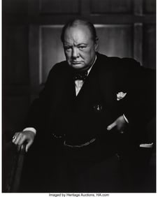 38114&colon; Yousuf Karsh &lpar;Canadian&comma; 1908-2002&rpar; Winston Churc