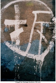 38164&colon; Wang Jinsong &lpar;Chinese&comma; b&period; 1963&rpar; One Hundred Sign