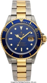 54003: Rolex, Stainless Steel and 18k Yellow Gold Subma