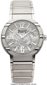 54011: Piaget Polo Men's 18K White Gold Automatic Wrist