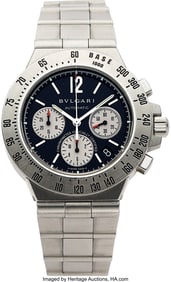 54014: Bvlgari Diagono Professional Pro Terra Chronogra