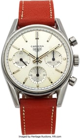 54021: Tag Heuer Stainless Steel Carrera Wristwatch Ref