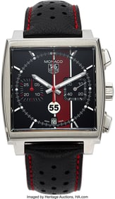 54023: Tag Heuer Monaco 55 Porsche Limited Edition to 5