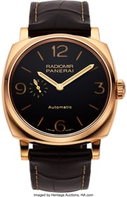 54045: Panerai Radiomir 1940 18K Rose Gold Ref. PAM0057