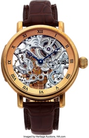 54050: Ulysse Nardin Maxi Skeleton Men's 18K Rose Gold,