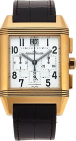 54062: Jaeger-LeCoultre Reverso Squadra Chronograph GMT