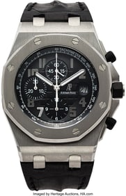 54074: Audemars Piguet Steel Royal Oak Offshore "Ginza