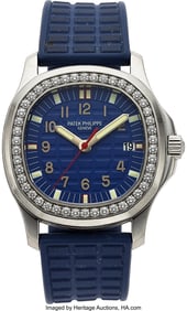 54080: Patek Philippe Ladies "Aquanaut Luce" Blue Ref.