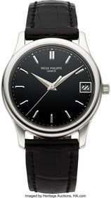 54091: Patek Philippe Ref. 3998 Platinum Calatrava Auto