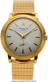 54097: Patek Philippe, Ref: 2552J, 18k Gold "Disco-Vola