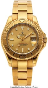 54100: Rolex, Ref. 68628, Gold Mid-Size Yachtmaster, ci