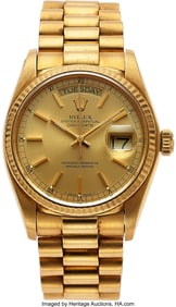 54103: Rolex Ref. 18038 Gent's Gold Day-Date President,