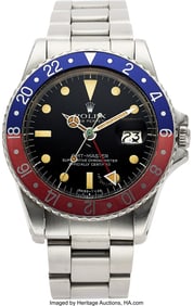 54114: Rolex, Ref. 1675 GMT-Master, Box & Papers, circa