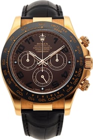54128: Rolex, Cosmograph Daytona, 18k "Everose" Gold An